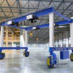 جرثقیل سقفی دو چرخ دستی